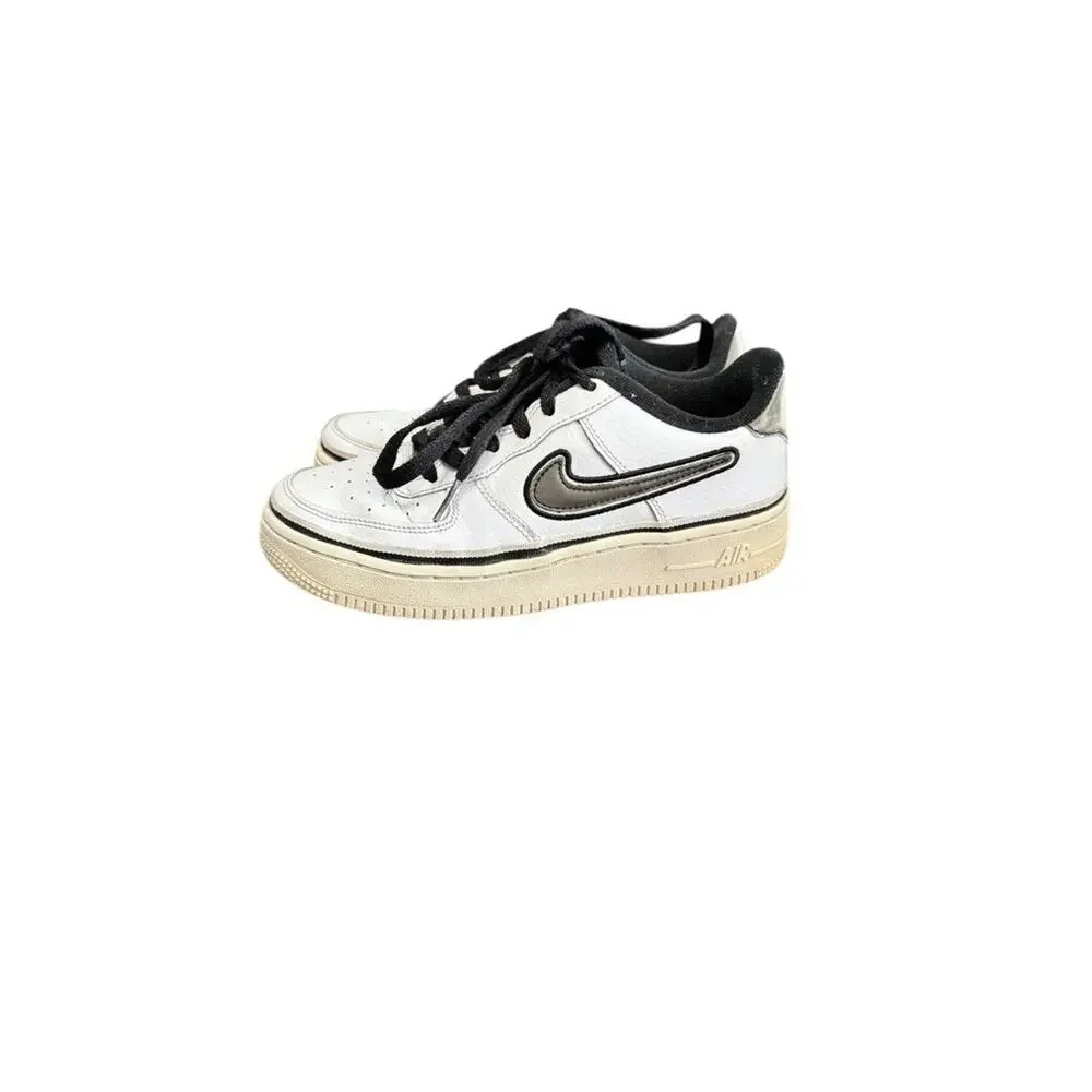 Nike Air Force 1 LV8 Sport GS 'White Black' AR0751-100 Size 4.5Y Sneaker